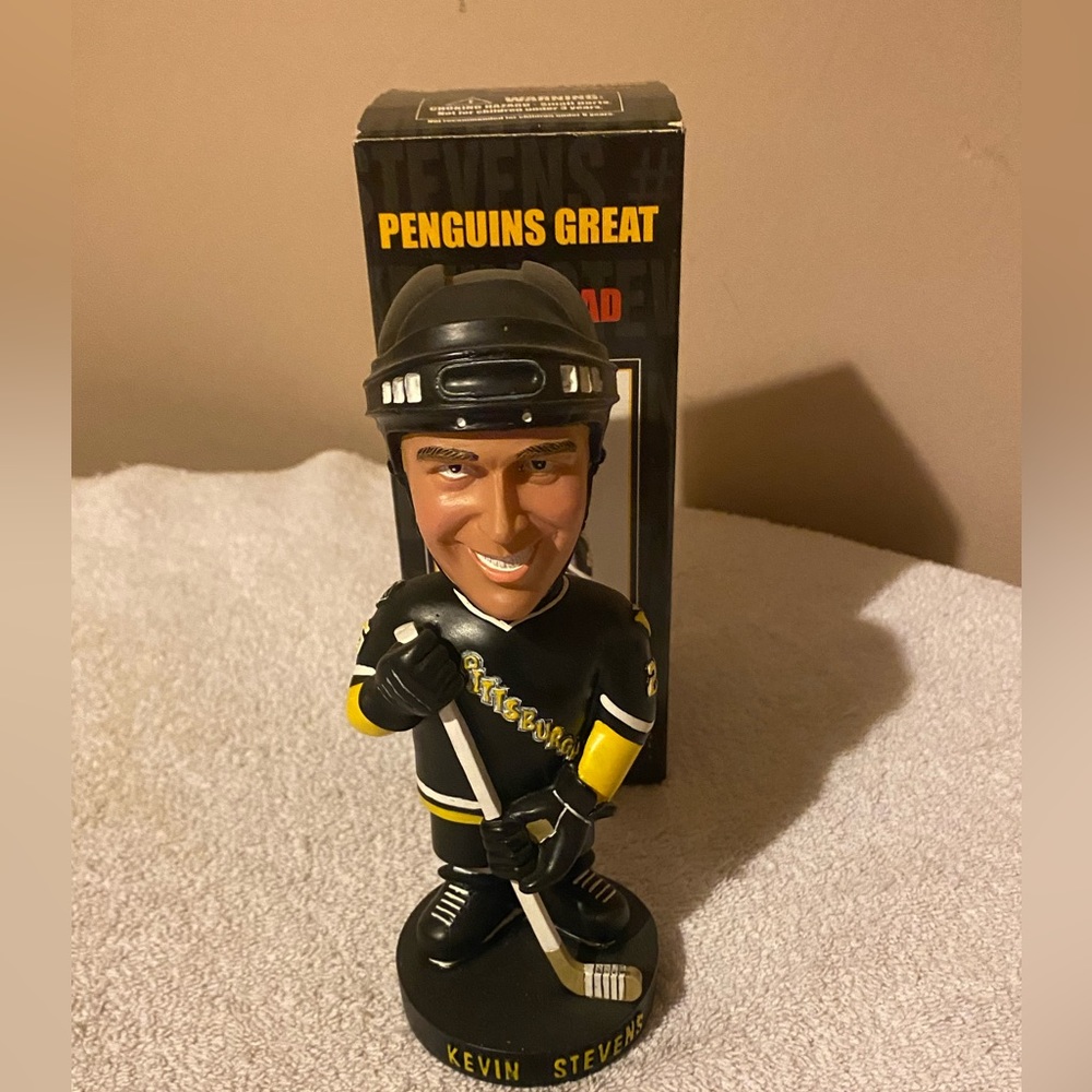 Pittsburgh Penguins NHL Kevin Stevens Hockey Bobblehead